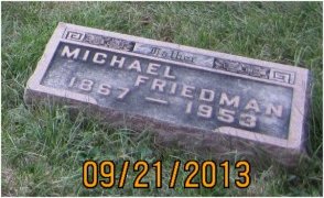 FRIEDMAN Michael 1867-1953 grave.jpg